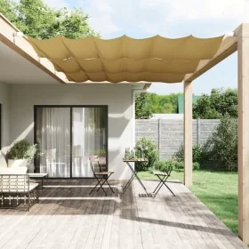 Toldo vertical beige 180x270 cm tela oxford von , Sonnenschirme - Ref: Foro24-148269, Preis: 28,11 €, Rabatt: %