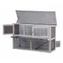 @Pet Conejera Bigfoot madera blanca 137x50x85 cm 26024 by , Cages and habitats for small animals - Ref: Foro24-423372, Price:...