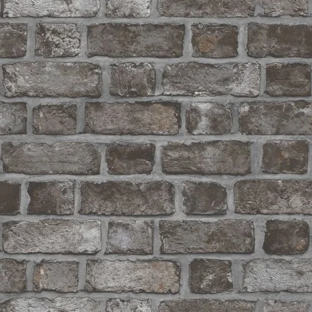 Noordwand Papel de pared Homestyle Brick Wall negro y gris de , Papel pintado - Ref: Foro24-434259, Precio: 30,09 €, Descuent...
