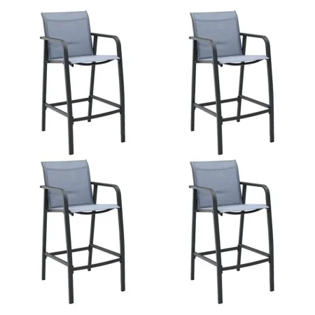 Sillas altas de jardín 4 unidades textilene gris von , Gartenstühle - Ref: Foro24-48119, Preis: 260,09 €, Rabatt: %