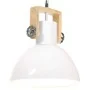 Lámpara colgante industrial 25 W blanca redonda 30 cm E27 by , Lamps - Ref: Foro24-320539, Price: 65,18 €, Discount: %