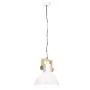 Lámpara colgante industrial 25 W blanca redonda 30 cm E27 by , Lamps - Ref: Foro24-320539, Price: 65,18 €, Discount: %