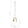 Lámpara colgante industrial 25 W blanca redonda 30 cm E27 by , Lamps - Ref: Foro24-320539, Price: 65,18 €, Discount: %