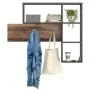 FMD Perchero de pared 4 compartimentos abiertos gris marrón oscuro by , Hat and coat racks - Ref: Foro24-433869, Price: 115,6...