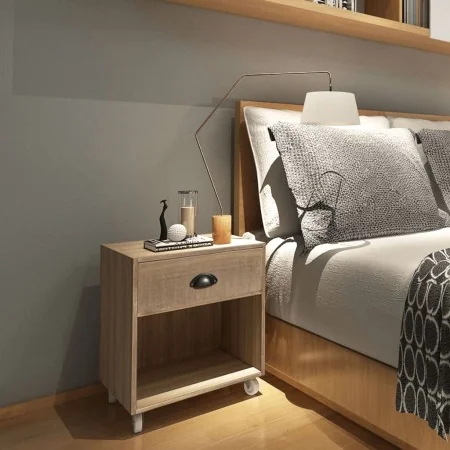 Mesita de noche marrón madera maciza von , Nachttische - Ref: Foro24-243161, Preis: 71,39 €, Rabatt: %