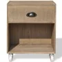 Mesita de noche marrón madera maciza von , Nachttische - Ref: Foro24-243161, Preis: 71,39 €, Rabatt: %