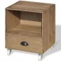 Mesita de noche marrón madera maciza von , Nachttische - Ref: Foro24-243161, Preis: 71,39 €, Rabatt: %