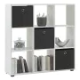 FMD Estantería con 9 compartimentos blanco by , Bookcases and shelves - Ref: Foro24-429434, Price: 149,24 €, Discount: %