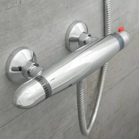 SCHÜTTE Grifo mezclador termostático para ducha SUPRA cromado by , Faucets - Ref: Foro24-434561, Price: 78,11 €, Discount: %