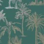 DUTCH WALLCOVERINGS Papel pintado árbol tropical verde azulado y plata von , Bemaltes Papier - Ref: Foro24-437419, Preis: 22,...