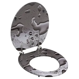 SCHÜTTE Tapa de inodoro GREY STEEL MDF by , Toilet and bidet seats - Ref: Foro24-438734, Price: 43,64 €, Discount: %