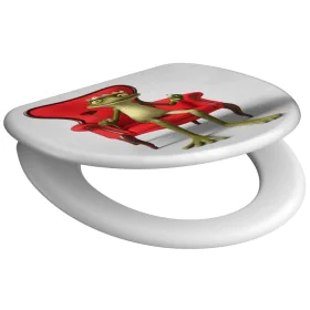 SCHÜTTE Asiento de inodoro con cierre suave FROG KING by , Toilet and bidet seats - Ref: Foro24-438769, Price: 36,36 €, Disco...