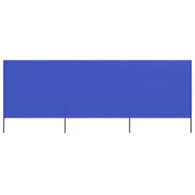 Paravientos de playa de 3 paneles tela azul celeste 400x80 cm by , Umbrellas - Ref: Foro24-47145, Price: 29,84 €, Discount: %