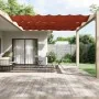 Toldo vertical terracota tela oxford 180x800 cm de , Sombrillas - Ref: Foro24-148371, Precio: 51,28 €, Descuento: %