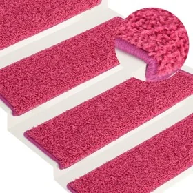 Alfombras de peldaños de escalera 15 uds rosa 65x21x4 cm von , Treppenmatten - Ref: Foro24-326203, Preis: 71,96 €, Rabatt: %