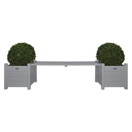 Maceteros grises con banco, Esschert Design CF33G by , Pots and planters - Ref: Foro24-404625, Price: 169,17 €, Discount: %