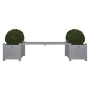 Maceteros grises con banco, Esschert Design CF33G by , Pots and planters - Ref: Foro24-404625, Price: 169,17 €, Discount: %