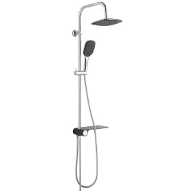 SCHÜTTE Set de ducha fija con bandeja lateral AQUASTAR cromo-antracita von , Duschköpfe - Ref: Foro24-435029, Preis: 99,51 €,...