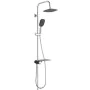 SCHÜTTE Set de ducha fija con bandeja lateral AQUASTAR cromo-antracita von , Duschköpfe - Ref: Foro24-435029, Preis: 99,51 €,...