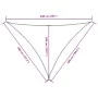 Toldo de vela triangular tela Oxford marrón 4x5x6,4 m von , Sonnenschirme - Ref: Foro24-135844, Preis: 33,98 €, Rabatt: %