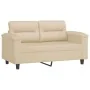 Juego de sofás con cojines 4 piezas tela microfibra crema von , Sofas - Ref: Foro24-3202312, Preis: 868,63 €, Rabatt: %