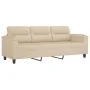 Juego de sofás con cojines 4 piezas tela microfibra crema von , Sofas - Ref: Foro24-3202312, Preis: 868,63 €, Rabatt: %