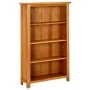 Estantería de 4 niveles de madera maciza de roble 70x22x110 cm de , Librerías y estanterías - Ref: Foro24-331735, Precio: 175...