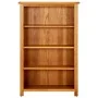 Estantería de 4 niveles de madera maciza de roble 70x22x110 cm de , Librerías y estanterías - Ref: Foro24-331735, Precio: 175...