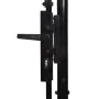 Puerta de valla jardín con arco superior acero negro 1,75x5 m de , Puertas de jardín - Ref: Foro24-144371, Precio: 533,02 €, ...