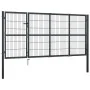 Puerta de valla de jardín con postes acero antracita 350x120 cm von , Gartentore - Ref: Foro24-144400, Preis: 429,24 €, Rabat...