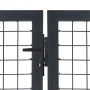 Puerta de valla de jardín con postes acero antracita 350x120 cm von , Gartentore - Ref: Foro24-144400, Preis: 429,24 €, Rabat...