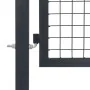 Puerta de valla de jardín con postes acero antracita 350x120 cm von , Gartentore - Ref: Foro24-144400, Preis: 429,24 €, Rabat...