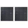 Kit de cajas de almacenaje 34 pzas paneles de pared rojo negro von , Werkzeugschränke - Ref: Foro24-150811, Preis: 28,27 €, R...