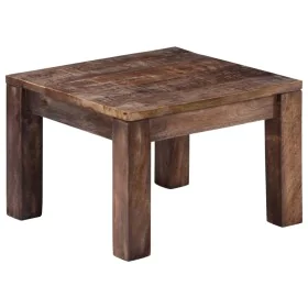 Mesa de centro madera maciza de mango 50x50x35 cm by , Coffee table - Ref: Foro24-247468, Price: 99,35 €, Discount: %
