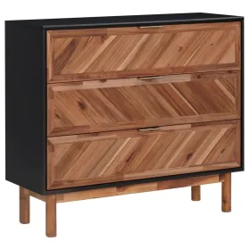 Aparador de madera maciza de acacia y MDF 90x33,5x8 cm de , Aparadores - Ref: Foro24-289906, Precio: 250,47 €, Descuento: %