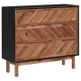 Aparador de madera maciza de acacia y MDF 90x33,5x8 cm by , Sideboards - Ref: Foro24-289906, Price: 250,45 €, Discount: %