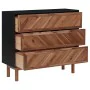 Aparador de madera maciza de acacia y MDF 90x33,5x8 cm by , Sideboards - Ref: Foro24-289906, Price: 250,45 €, Discount: %