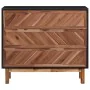 Aparador de madera maciza de acacia y MDF 90x33,5x8 cm by , Sideboards - Ref: Foro24-289906, Price: 250,45 €, Discount: %