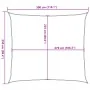Toldo de vela HDPE verde claro 160 g/m² 2,5x3 m by , Umbrellas - Ref: Foro24-311287, Price: 25,39 €, Discount: %