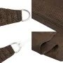 Toldo de vela HDPE marrón 160 g/m² 7x7 m de , Sombrillas - Ref: Foro24-311775, Precio: 115,47 €, Descuento: %