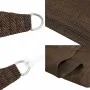 Toldo de vela HDPE marrón 160 g/m² 3x4x5 m by , Umbrellas - Ref: Foro24-311806, Price: 23,22 €, Discount: %
