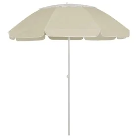 Sombrilla de playa amarillo arena 300 cm von , Sonnenschirme - Ref: Foro24-314715, Preis: 39,55 €, Rabatt: %