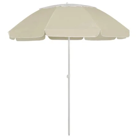 Sombrilla de playa amarillo arena 300 cm by , Umbrellas - Ref: Foro24-314715, Price: 40,37 €, Discount: %