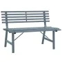Banco de jardín acero gris 110 cm de , Bancos de jardín - Ref: Foro24-317136, Precio: 84,75 €, Descuento: %