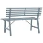 Banco de jardín acero gris 110 cm de , Bancos de jardín - Ref: Foro24-317136, Precio: 84,75 €, Descuento: %