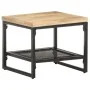 Mesa auxiliar de madera maciza de mango 40x40x35 cm by , Side tables - Ref: Foro24-320241, Price: 61,47 €, Discount: %