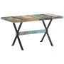 Mesa de comedor de madera maciza reciclada 140x70x76 cm by , Kitchen and dining tables - Ref: Foro24-321607, Price: 209,05 €,...