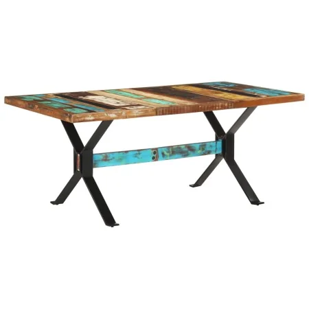 Mesa de comedor de madera maciza reciclada 180x90x76 cm von , Küchen- und Esstische - Ref: Foro24-321611, Preis: 362,37 €, Ra...