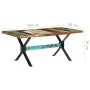 Mesa de comedor de madera maciza reciclada 180x90x76 cm von , Küchen- und Esstische - Ref: Foro24-321611, Preis: 362,37 €, Ra...