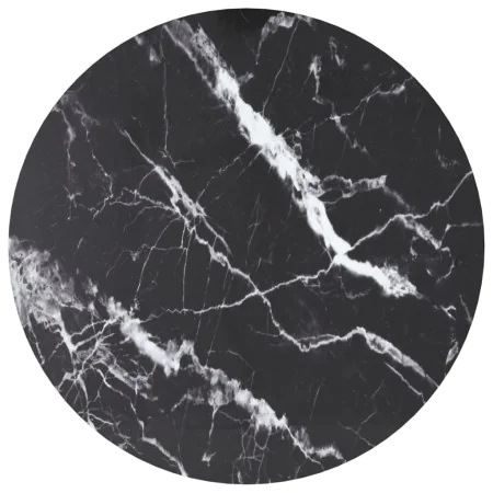 Tablero de mesa diseño mármol vidrio templado negro Ø70x0,8 cm by , Table tops - Ref: Foro24-322265, Price: 50,05 €, Discount: %